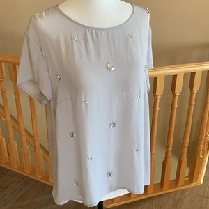 # 69 Sz 12 H & M Bling Bling Blouse $45